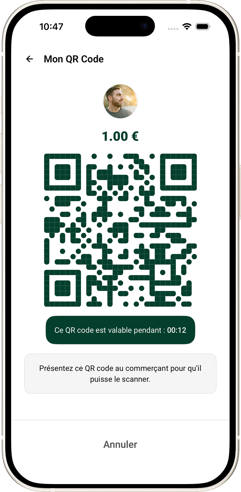 Faites scanner le code